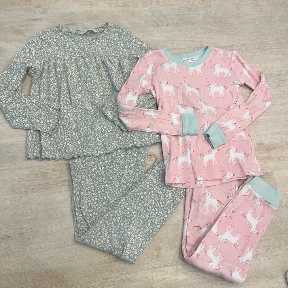 Girls Pottery Barn & Mango Pajama set size 8